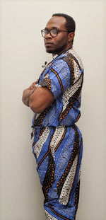 Load image into Gallery viewer, Ankara Scrub - Unisex - A0002
