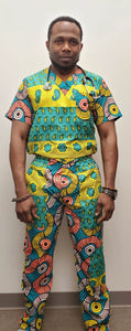 Ankara Scrub - Unisex - A0019