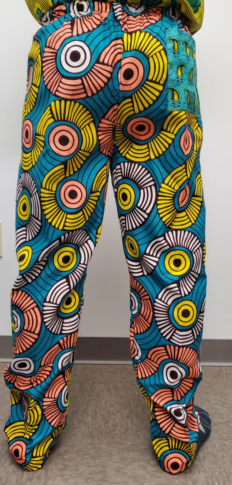 Ankara Scrub - Unisex - A0019