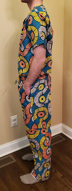 Load image into Gallery viewer, Ankara Scrub - Unisex - A0020
