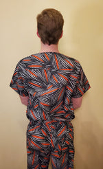 Load image into Gallery viewer, Ankara Scrub - Unisex - A0017
